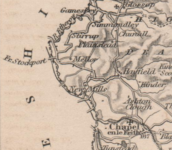 1845 Dugdale Map